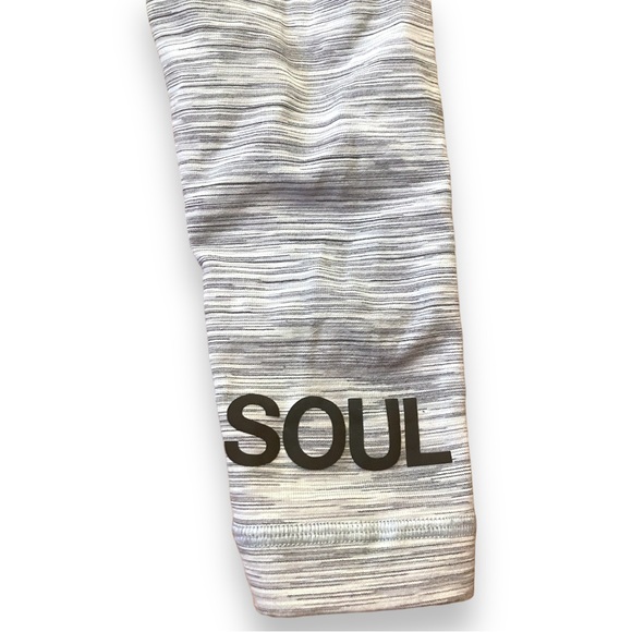 LULULEMON Soulcycle Wunder Under Hi-Rise Tight B&W Ombré Space Dye Leggings 2 - Picture 5 of 8